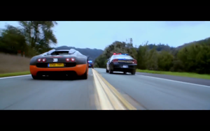 The movie stars several hypercars including the Veyron