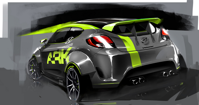 Hyundai Bringing Modified, Turbocharged Veloster at Sema