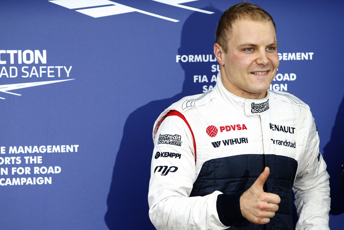 Bottas was Williams' test driver last year