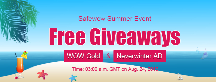 why not snap up safewow 1000M free giveaway wow gold us on Aug 24@3.00gmt