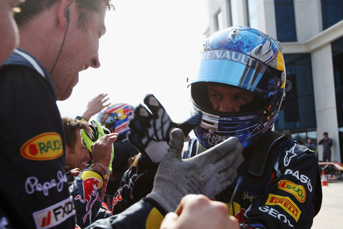 Red Bull one-two in Turkey with third win for Vettel