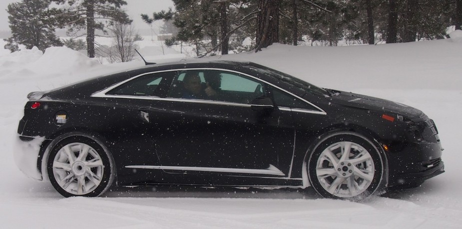 Cadillac was testing the ELR in extreme weather