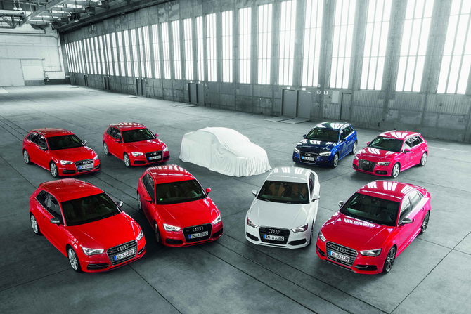 Audi has expanded the A3 range with three-door and five-door variants and soon a sedan