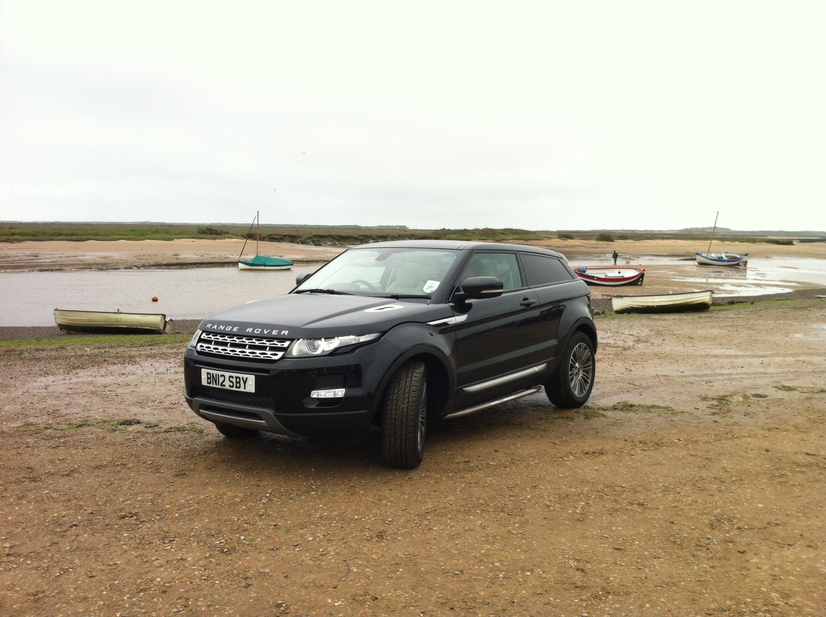 The styling of the Range Rover Evoque is a departure from the traditional Land Rover image.