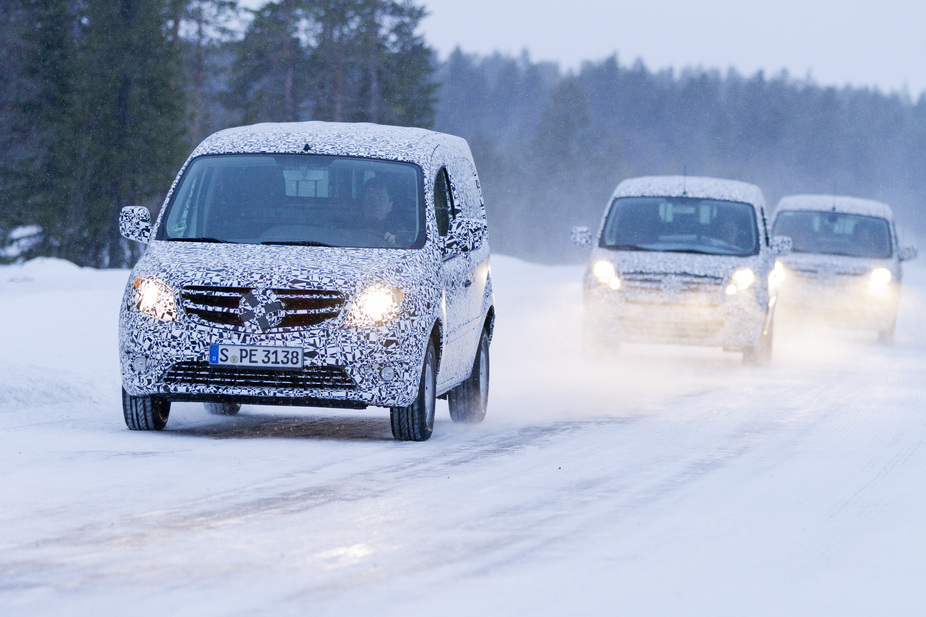 Mercedes Citan Urban Van Begins Winter Testing 