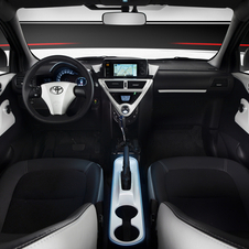 The interior is unique to the iQ EV