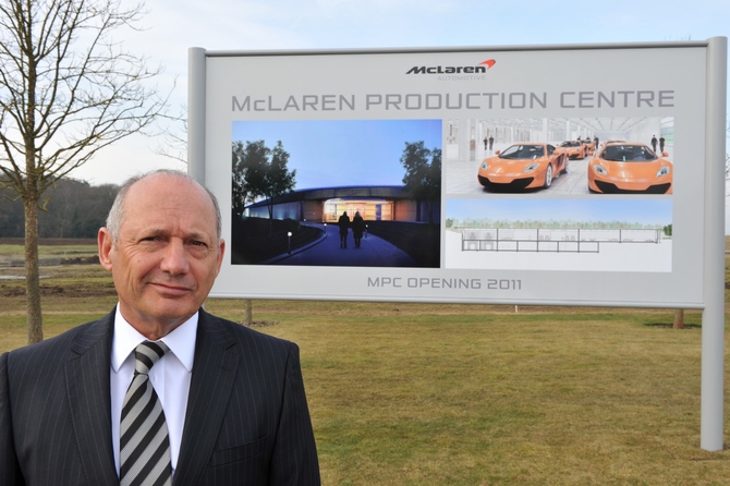 McLaren Production Centre construction ahead of schedule