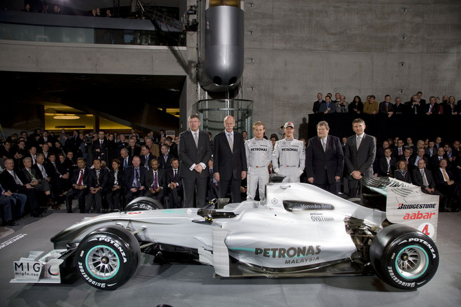 Team Mercedes GP Petronas presented in Stuttgart