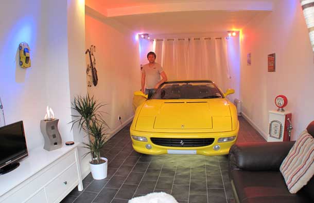 Cars Parked Inside Homes: Pretty or Pretty Weird?