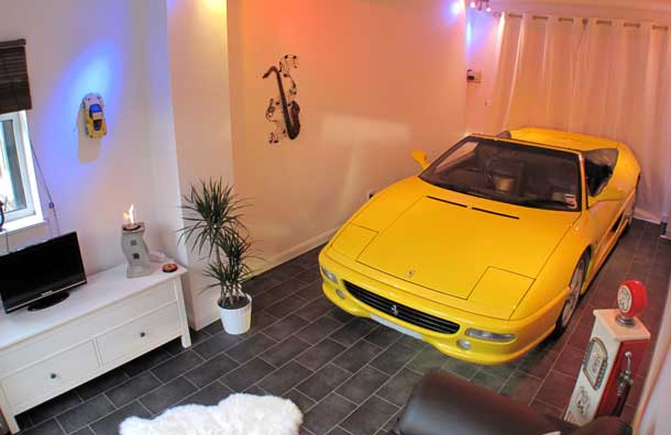 Cars Parked Inside Homes: Pretty or Pretty Weird?