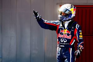 Vettel holds Hamilton for fourth season victory