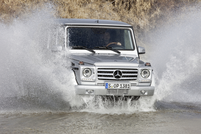 O Mercedes Classe G mantém as suas características de todo-o-terreno