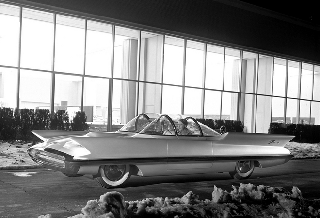 The Lincoln Futura - futuristic concept car with a movie career