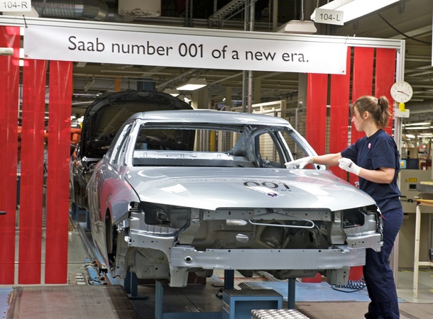 Saab restarts production at Trollättan