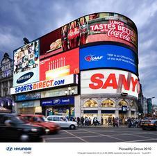 Hyundai Takes Over Piccadilly Circus