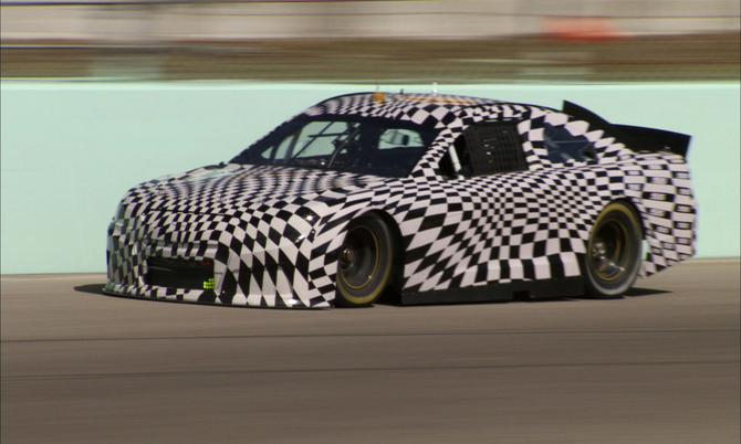 Chevy has already began testing the SS-bodied Nascar