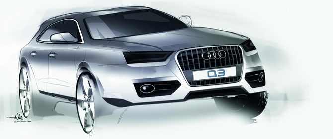 Audi release Q3 sketches