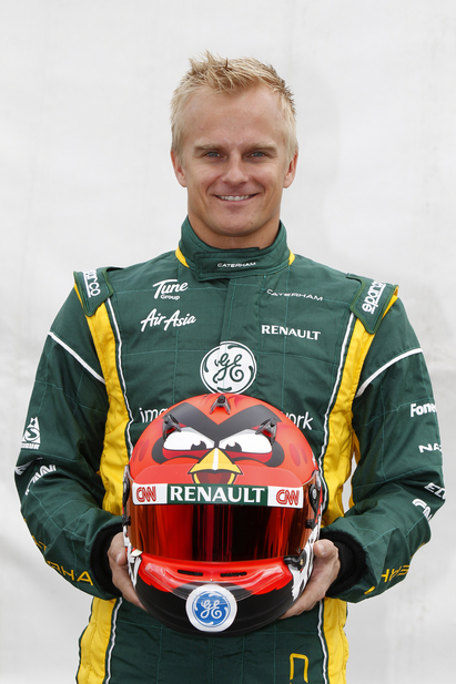 Heikki Kovalainen Will Run Angry Birds Helmet as Part of Sponsorship Deal