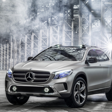 O Classe GLA utiliza a plataforma de tração dianteira dos Mercedes Classe A, B e CLA