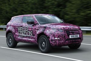 Range Rover Evoque goes funky for final testing