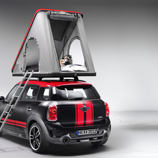 Mini Offering Camper and Tent for Cooper