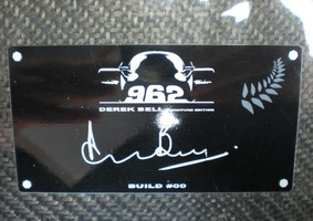 Bell signed the car