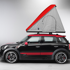 Mini Offering Camper and Tent for Cooper