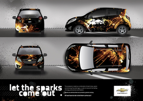 Chevrolet Spark gets new livery from Portuguese Student