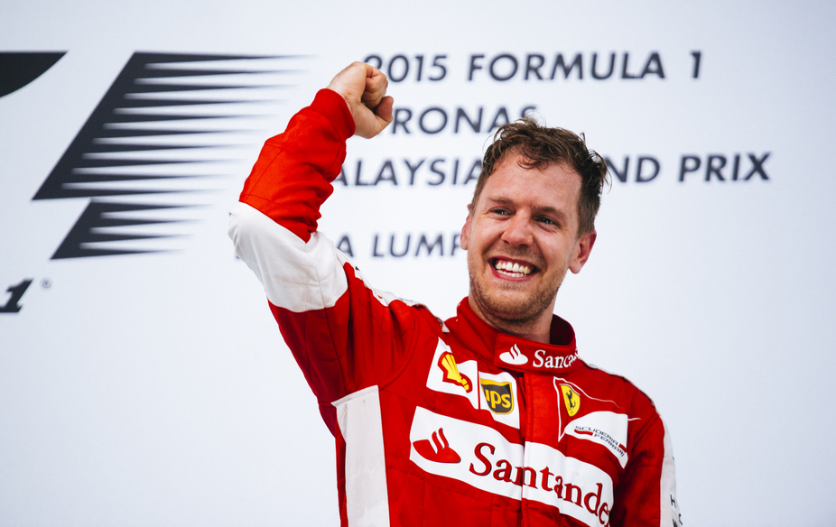 Vettel fullfilled his child dream of winning a race behind the wheel of a Ferrari