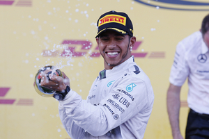 Hamilton won his ninth win of the season