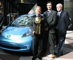 Nissan LEAF awarded World Car of the Year