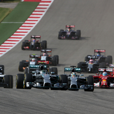 Daniel Ricciardo completed the podium in Austin beating the two Williams