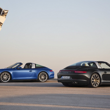 O 911 Targa vai ser vendido nas versões Targa 4 e Targa 4S