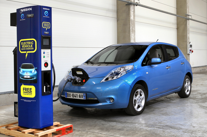 Les Bornes de Recharges Rapides Offertes par Nissan Debarquent en Europe