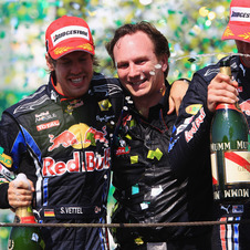 Vettel wins as Red Bull secures manufacturer title