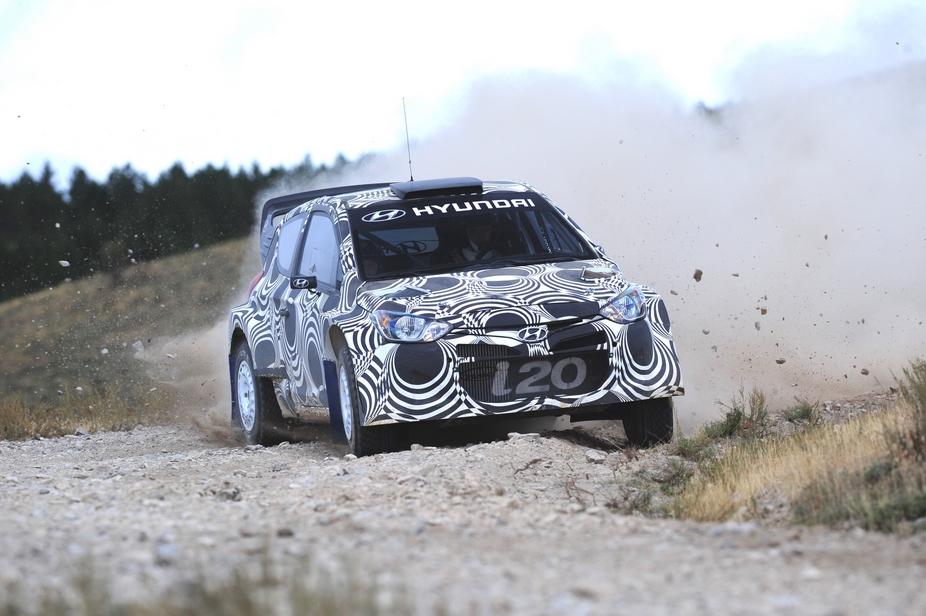 The i20 WRC marks Hyundai's return to the WRC