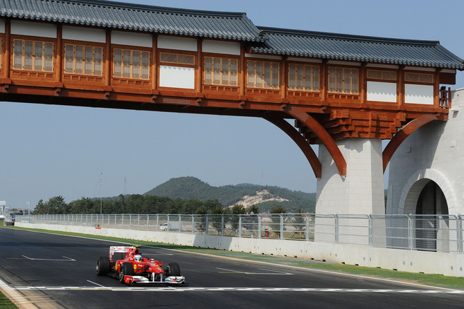 Drivers get the first grip in Korea