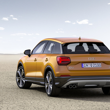 With just 1205kg, the SUV is smaller than the A3 Sportback