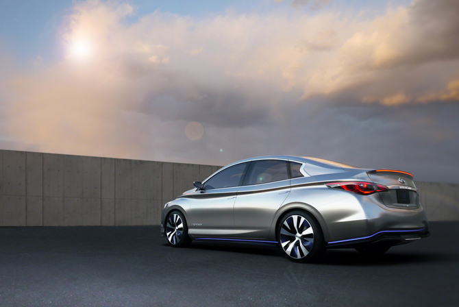 Infiniti LE Concept Offers Full Electric Driving in a Luxury Seda