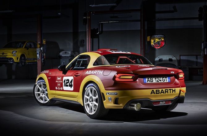 was developed by Abarth Racing Team and was developed in accordance to FIA's R-GT regulations