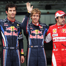 Vettel clinches pole on another Red Bull front row