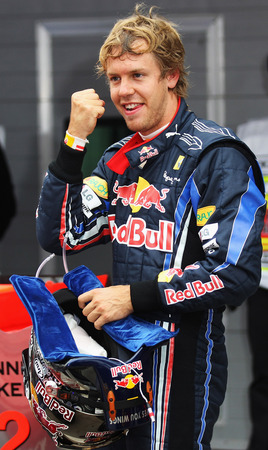 Vettel clinches pole on another Red Bull front row