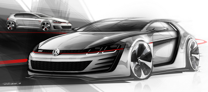 Volkswagen Golf Design Vision GTI