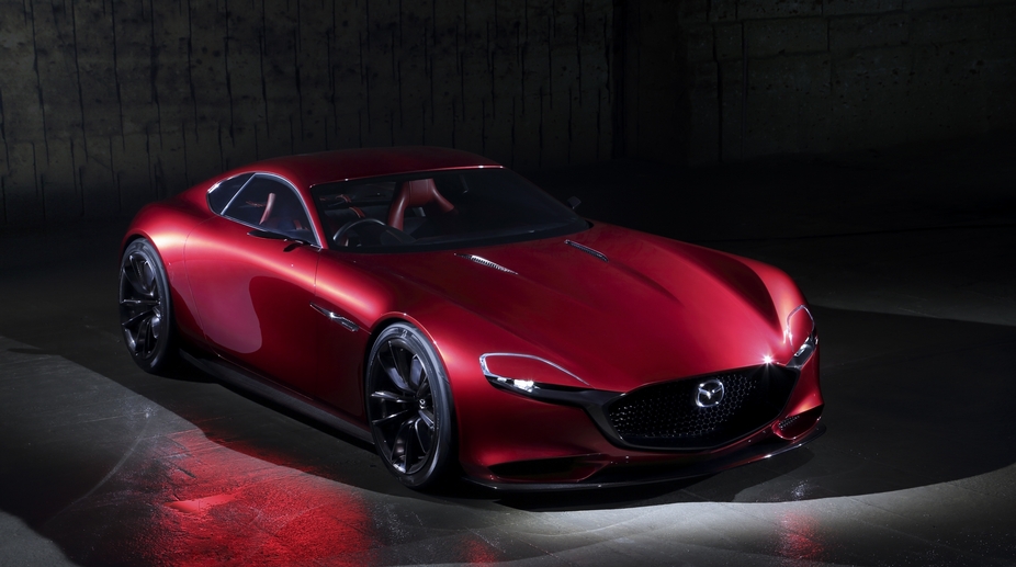 The RX-Vision is Mazda's vision of the design of a range-topping sports car with rotary engine