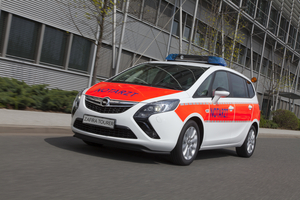 The Zafira Tourer is a fast response ambulance