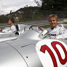 Rosberg and Schumacher also did demonstrations last year at the Nordschleife