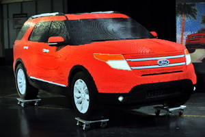 Ford Explorer Recreated in Lego