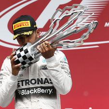 Hamilton won his fourth race of the season