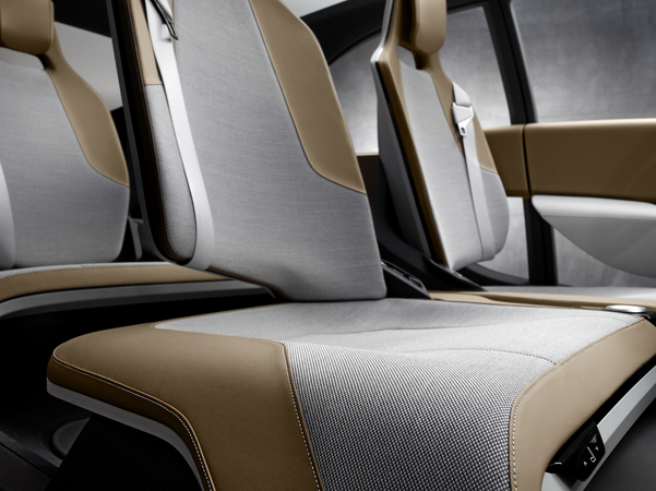 Detalhe interior do BMW i3