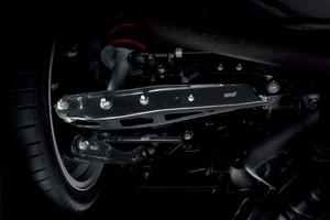 It also gets an STI-designed rear suspension